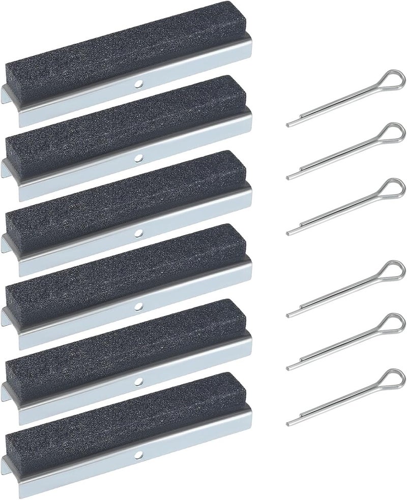 Micro Traders 2 Sets Engine Cylinder Hone Stones Replacement 3 Jaw Engine Cylinder Hone Car Engine Cylinder Grinding Brake Hone for Cleaning Polishing 2" - Image 1